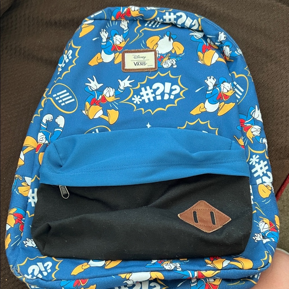 Vans x Disney - Blue and Black Angry Donald Duck Backpack